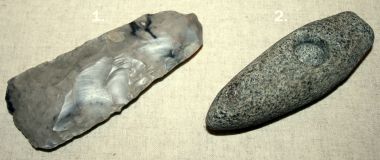 specialiceret skær, stridsøkse, skafthul, Danish neolithic. mesolithic, Ertebøllekultur, glob type K.
