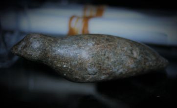 Stenalder, mesolitic, hunting amulet, jægerstenalder, fedstens sæl